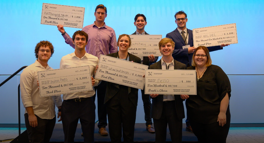 MTEC SmartZone Client takes First Place at  Michigan Collegiate Startup Challenge